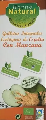 Galletas Integrales Ecológicas de Espelta con Manzana  , code 8414652101077