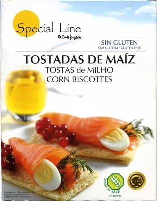 Tostadas "Special Line" Maíz Special Line 100 g, code 8414652150013