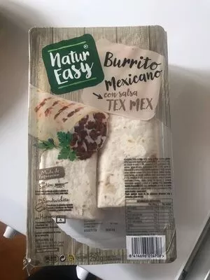 Burrito mexicano con salsa tex mex Natur Easy 5 g, code 8414696014708