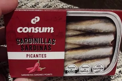 Sardinillas sardinas picantes Consum 85 g, code 8414807501691