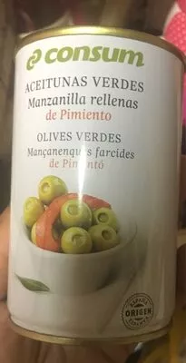 Aceitunas verdes Consum , code 8414807515995