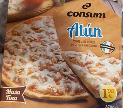 Pizza atún y cebolla Consum , code 8414807520272