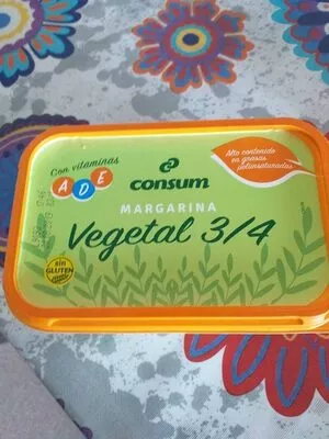 Margarina vegetal 3/4 Consum 500 g, code 8414807526281