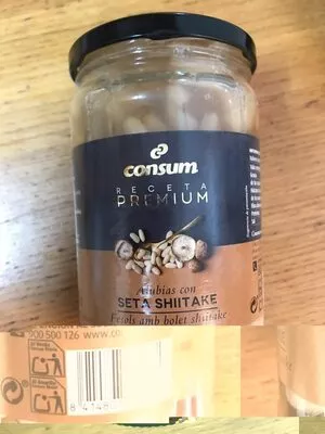 Alubias con seta shiitake Consum , code 8414807547101