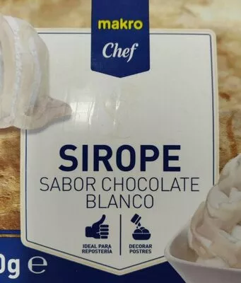 Sirope Chocolate Blanco Makro , code 8414892356350