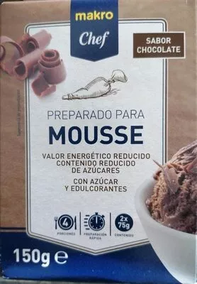 Preparado para Mousse sabor chocolate makro , code 8414892362818