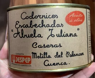 Codornices escabechadas "abuela juliana" caseras Jespep , code 8414924475936