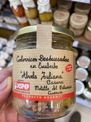 Codornices deshuesadas en escabeche "abuela juliana" Jespep 335 g, code 8414924476117