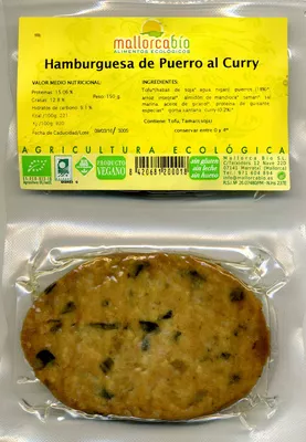 Veggie Burger Puerro al curry Mallorca Bio 150 g (2 x 75 g), code 8420681200018