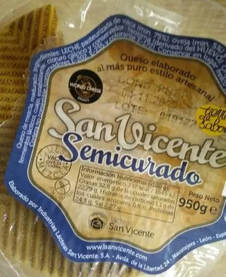 Queso semicurado san vicente 950 g, code 8420708485084