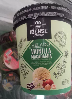 Helado vanilla macadamia La Ibense Bornay 500 ml, 400 g, code 8420720013005