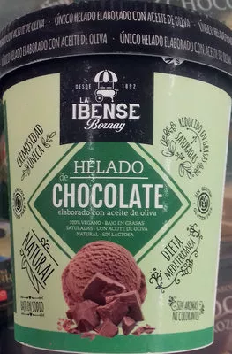 Helado de chocolate con aceite de oliva La Ibense Bornay 500 ml, 400 g, code 8420720013012