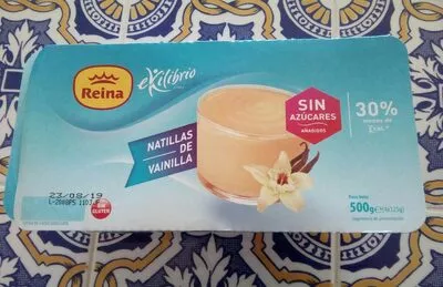 Ekilibrio natillas de vainilla sin azúcares Reina 500 g, code 8420756003810