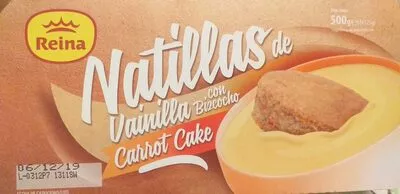 Natillas de vainilla con bizcocho Reina , code 8420756005388