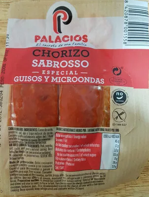 Chorizo Palacios , code 8420878001558