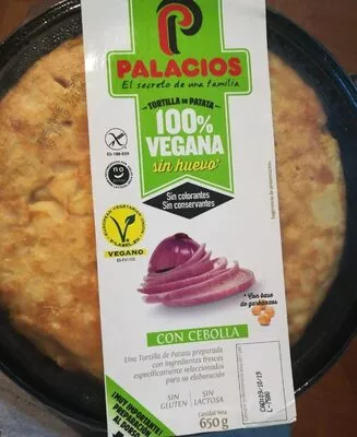 Tortilla de patatas 100% vegana Palacios , code 8420878605985