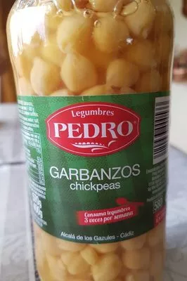 Garbanzos Pedro 570 g neto, 400 g escurrido, 580 ml, code 8420933000533