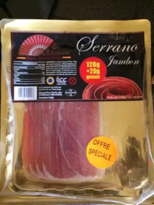 Serrano jambon El Abanico , code 8421395044417