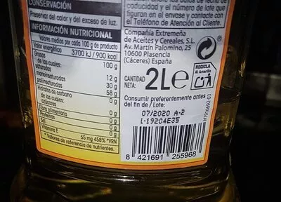 aceite de girasol  , code 8421691255968