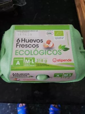 Huevos frescos ecologicos alipende , code 8421691346864