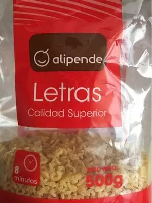 Letras (pasta) Alipende , code 8421691496897