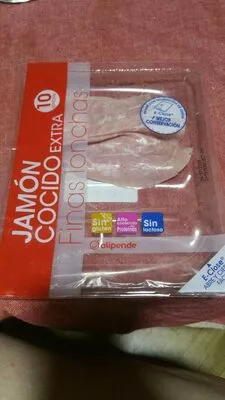 Jamon cocido extra  125 g, code 8421691707016