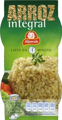 Arroz cocido integral Alipende 250 g (2 x 125 g), code 8421691806184