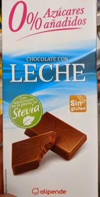 Chocolate con leche stevia Alipende , code 8421691837904