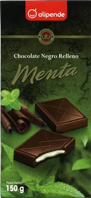 Chocolate negro relleno menta Alipende 150 g, code 8421691844995