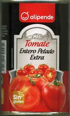 Tomate Entero Pelado Extra Alipende 390 g (neto), 240 g (escurrido), 425 ml, code 8421691845572