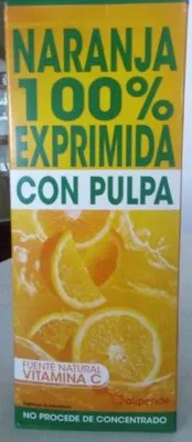 Naranja 100% exprimida con pulpa Alipende , code 8421691848504