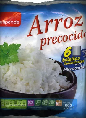 Arroz precocido Alipende 1.002 g (6 x 167 g), code 8421691850477