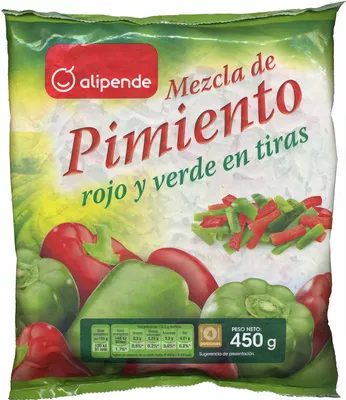 Pimiento rojo y verde en tiras Alipende 450 g, code 8421691850941