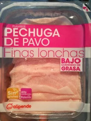 Pechuga de pavo lonchas finas Alipende 2 x 200 g, code 8421691851917