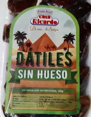 Dátiles sin hueso Casa Ricardo , code 8421991160269