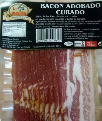 Bacon adobado curado  , code 8422003008043