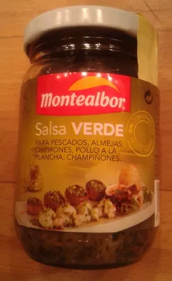 Salsa verde Montealbor 180 g, code 8422061008405