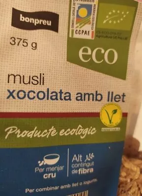 Musli Xocolata amb llet Bonpreu 375 g, code 8422410029044