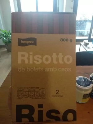 Risotto de bolets Bonpreu , code 8422410261093