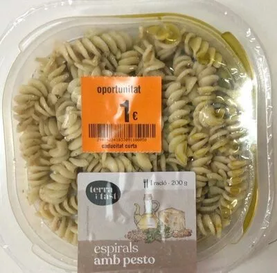 Espirales con pesto terra i tast , code 8422410330911