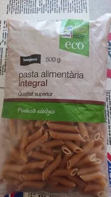 Pasta alimentaria integral Bonpreu , code 8422410367702