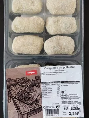 Croquetes de pollastre bonpreu , code 8422410832170