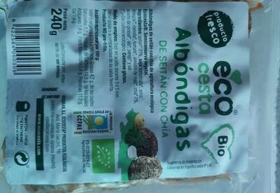 Albóndigas de Seitán con chía Ecocesta, Ecocesta Productos Ecológicos 240 g, code 8422584000306