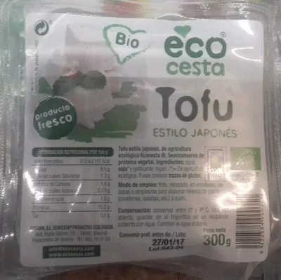 Tofu estilo japonés Ecocesta 380 g, code 8422584000351