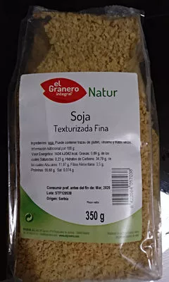 Soja Texturizada Fina El Granero Integral 350 g, code 8422584017038