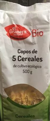 Copos de 5 cereales de cultivo ecológico el Granero integral , code 8422584018387