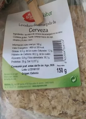 Levadura de cerveza El Granero Integral , code 8422584024104