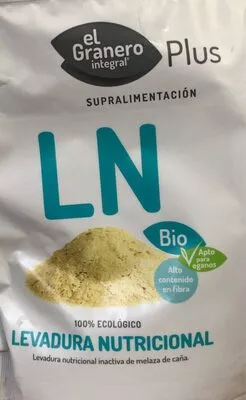 Bio plus ln levadura nutricional ináctiva de el Granero integral 150 g, code 8422584041170