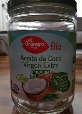 Aceite de coco virgen extra Bio el Granero integral , code 8422584044065