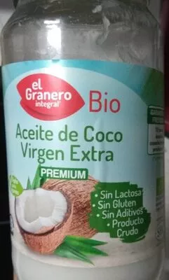 Aceite de coco virgen extra El Granero Integral , code 8422584044072